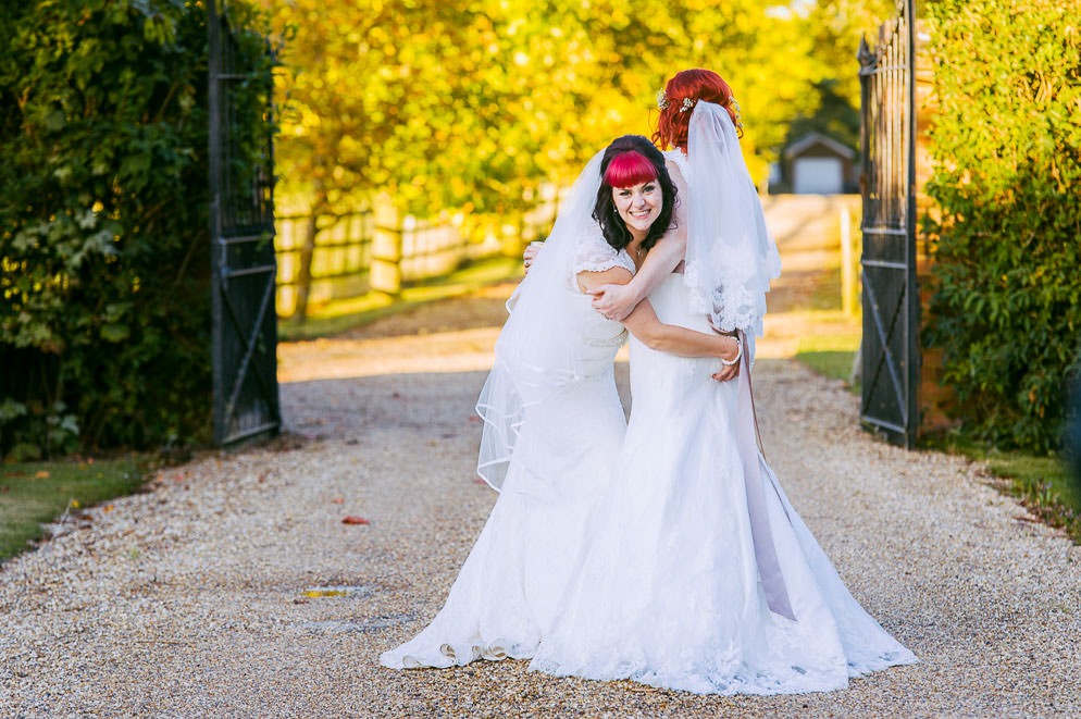 Portrait of Brides at LGBTQ+ Wedding