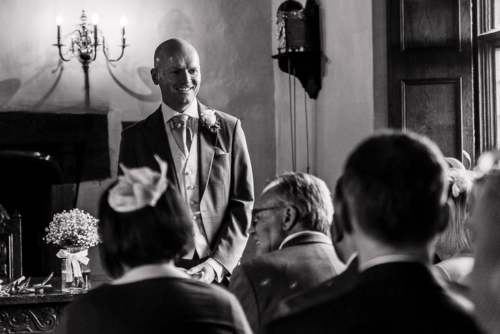 Smiling Groom at Sulgrave Manor